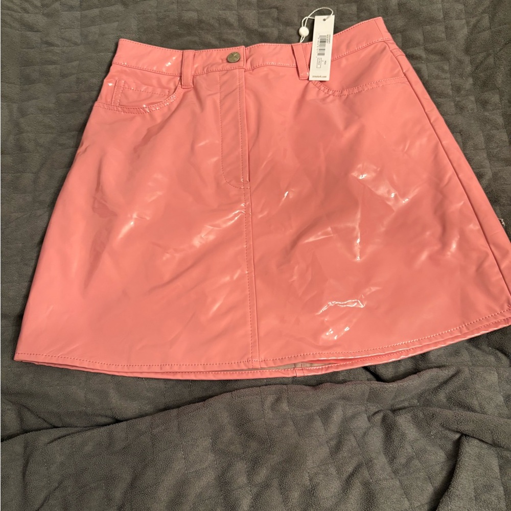 Trina Turk Pink Mod Mini Skirt